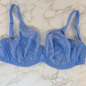Cleo by Panache Light Blue Lace Bra 34FF